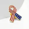 Wholesale American Flag Pin In Alloy With Enamel Finish, Perfect For Independence Day Celebrations