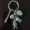 Wholesale Baseball Hat Ball Stick Ball Gloves Baseball Athlete Baseball Enthusiasts Key Chain
