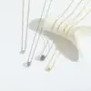 Wholesale Elegant Geometric Hollow Out Round Pattern Necklace Versatile Simple Design Gold Plated Copper Lobster Clasp Pendant Necklace