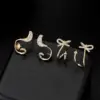 Wholesale Irregular Stud Earrings For Women Featuring 925 Sterling Silver Ear Pins With Electroplated Copper And Artificial Pearl Inlay