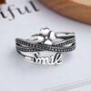 oly-f5efd88801ee623d39d8ea7b9e263e7e Wholesale Celena 925 Silver Couple Ring Fashion ins Personality All-match Retro Thai Silver Ring Tanabata Valentine's Day Ring