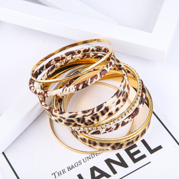 oly-f5f2e6c5f6268b941d179dc444f17cc1 Wholesale Leopard bracelet Women's Multi-layer bracelet wish bracelet Combination bracelet