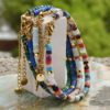 oly-f623f24cba690b9ae0c350820b6934b7 Wholesale Jewelry Colorful Natural Stone Beaded Bracelet for Girls Light Luxury High-End Simple Shoushan Stone Bracelet