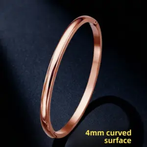 40-A-5 Outer Radian Rose Gold 4mm Bracelet
