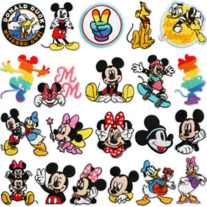 Wholesale Xiao Tian Cartoon Mouse Embroidery Cloth Sticker Children's Clothes Dress Up Cute Duck Embroidery Patch Computer Embroidery Sticker