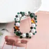 Wholesale Asymmetrical Zinc Alloy Pin Garland With Artificial Pearl Inlay, Perfect For Independence Day