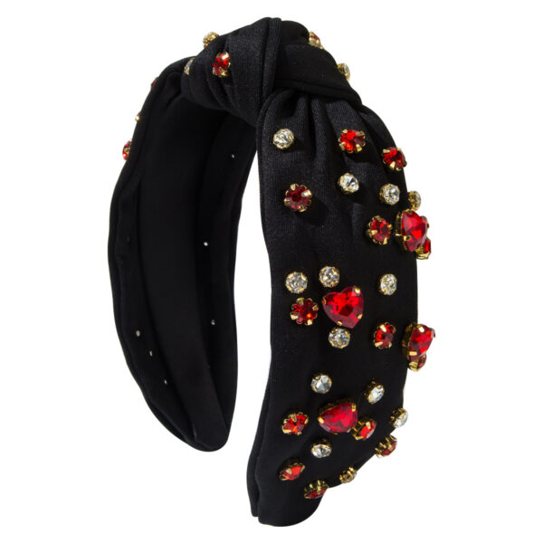 Wholesale  Valentine's Day Hair Band  Fashion Nail Diamond Love Glass Diamond Decoration Sweet Hair Accessories Hair Clip