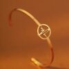 oly-f6a605e82b3f8b03c9201141a5fd0636 Wholesale Stainless steel heart-shaped bracelet, waterproof 18k gold cross bracelet, butterfly accessory