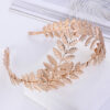 oly-f6bb19fcb1051a4eeb6af397961ee7e5 Wholesale Bridal Crown Leaf Headband Baroque Bridesmaid Hair Accessories Birthday Party Gift