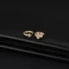 Wholesale Unisex Cross Earrings For Everyday Wear Featuring Electroplated Finish And Copper Ear Pins With Zircon Inlay