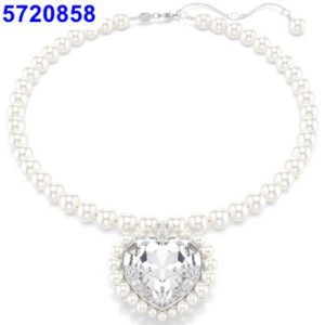 Love roman pearl big love necklace