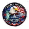 Wholesale United States Flag Brooch Pin In Alloy With Enamel Craft, Perfect For Independence Day