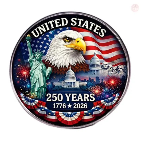 Wholesale United States Flag Brooch Pin In Alloy With Enamel Craft, Perfect For Independence Day