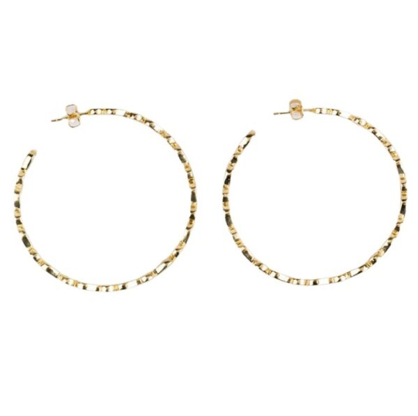 oly-f6eb56fd66b510a7a764bb2c27cb7be0 Wholesale creative big C-shaped circle earrings women's best selling drop-shaped opal earrings