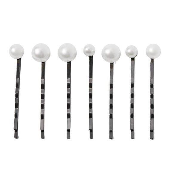 oly-f6f6610e990d459c8275fed725de8991 Wholesale Gold-Plated Pearl Hairpin Wholesale Style Personalized Accessories One-Word Clip Bridal Jewelry Set Female Ins Style