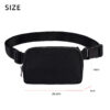 Wholesale Waist Bag Nylon Waterproof Chest Bag Outdoor Sports Running Mobile Phone Bag Versatile Crossbody for Men and Women