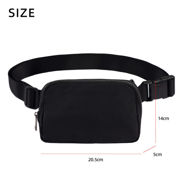 Wholesale Waist Bag Nylon Waterproof Chest Bag Outdoor Sports Running Mobile Phone Bag Versatile Crossbody for Men and Women