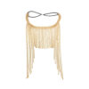 Wholesale Luxury Tassel Hair Belt Jewelry Fashion Ethnic Style Rhinestone Forehead Chain Headwear headband