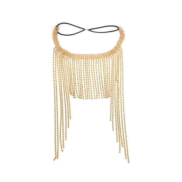 Wholesale Luxury Tassel Hair Belt Jewelry Fashion Ethnic Style Rhinestone Forehead Chain Headwear headband