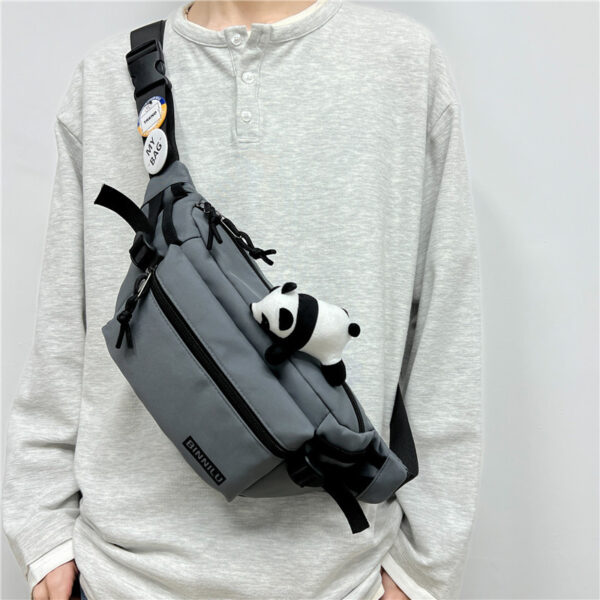 oly-f75d7fa95ac74c8f9d2ec00a877508df Wholesale simple chest Bag Men's Fashion internet celebrity sports student women's shoulder bag all-match crossbody bag casual waist bag