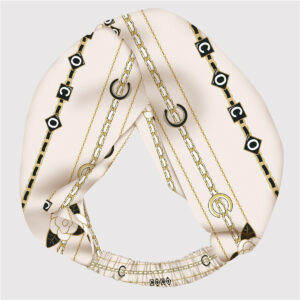 Cross Hair Band -12 / twill silk
