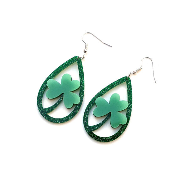Wholesale Jewelry Acrylic Luminous Carnival Party Earrings