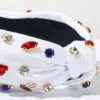 oly-f77248a1ae99e45a70e2ebd34792e8d5 Wholesale Casual Women's American Flag Alloy Cloth Alloy Crystal Hair Band
