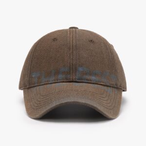 THE baseball cap-dark brown color / M(56-58cm)