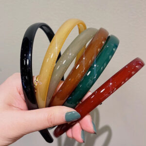 Wholesale 2025 New Jelly Headband Korean Acrylic Toothed Non-slip Headband for Women