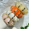 oly-f7b750a20cfed0a0caf25a45433dff58 Wholesale Explosions Acrylic Stamping Rope Bracelet Simple Maillard Elegant Bracelet High-end Retro Exaggerated