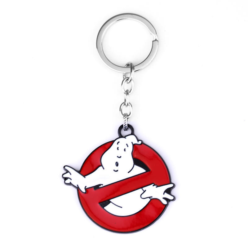 Wholesale European and American movies peripheral Ghostbusters Ghostbusters keychain pendant small gift factory