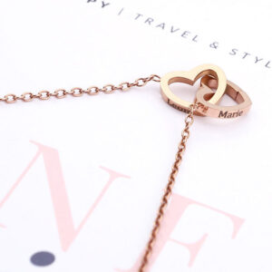 Customized necklace (Rose Gold)
