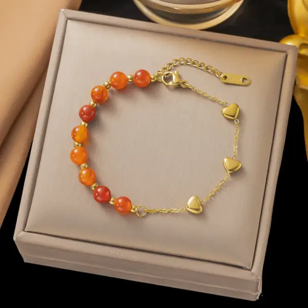 Wholesale PVD Coated Real Gold Plated Solid Color Titanium Steel Basic Waterproof Non Tarnish Titanium Steel Bracelets