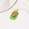 Wholesale Handmade Moon Pendant Necklace With Golden Plated Copper And Water Plating, Featuring Ball Chain In Sibling Suit Style