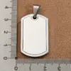Wholesale DIY Jewelry High-Quality Polished 304 Stainless Steel Rhinestone Cross Handmade National Flag Square Pendant