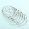 Wholesale 304 Stainless Steel Solid Color Electroplating 18k Gold Plating Formal Waterproof Non Tarnish Bangle