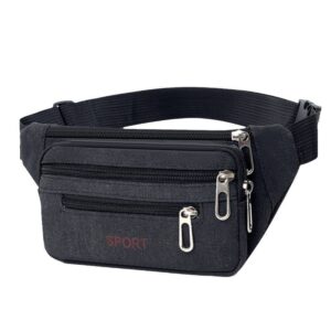 New sports thickened buckle bag 5 pull-black