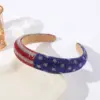 oly-f825a3dbd92e07ab93554386741b6025 Wholesale Shiny Red White Blue Diamond Hairband American Festival Full Diamond Independence Day Headwear Hair Accessories