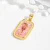 Wholesale Handmade Animal Pendant Necklace In Golden Plated Copper With Water Plating, Featuring Ball Chain For Sibling Suit