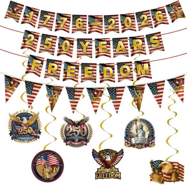 Wholesale Independence Day Anniversary Paper Flag For Event & Party Supplies, Perfect For Venue Decoration