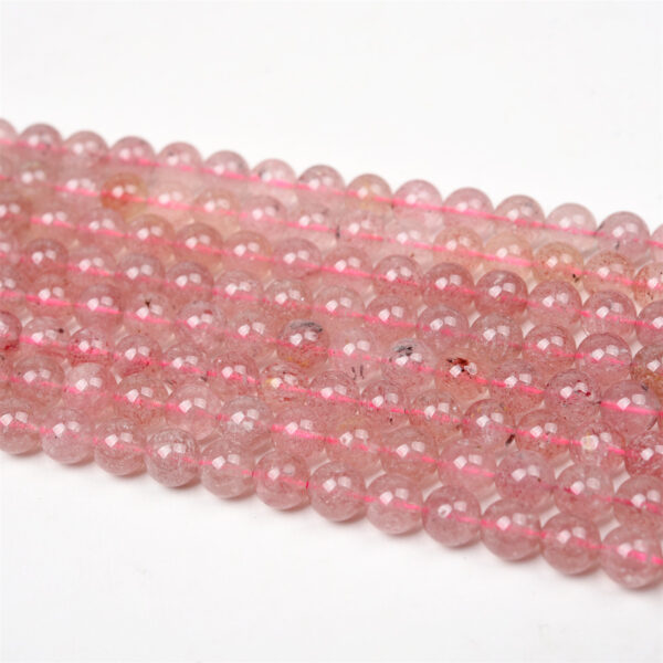 oly-f83d8d3f3ffbaf073b4ddf7dc9aa54ae Wholesale jewelry natural strawberry Crystal round beads loose beads diy bracelet jewelry accessories beaded semi-finished products