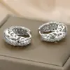 Wholesale Geometric Inlay Earrings For Women In Copper With KC Golden Plated Water Plating And Zircon Inlay