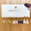 Wholesale Unisex Fashion Geometric Butterfly Alloy Artificial Pearls Earrings Drop Earrings