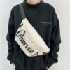oly-f88702cf7a15ce02570c345b44a39d45 Wholesale Chest Bag Men's Crossbody Bag Letter Shoulder Bag Waist Bag Women's Large Capacity Shoulder Bag Sports Trendy Brand Men's Bag