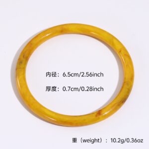 7# bracelet-yellow-round-narrow side