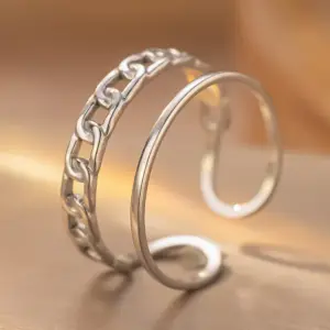 K214 Steel Color Ring Open