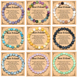 oly-f95e4a42628d923b748ac9191724253f Wholesale 8mm color crystal beaded bracelet women's jewelry Tianhe stone bracelet card holiday gift