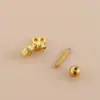 Wholesale 1 Piece 316L Stainless Steel Copper Zircon Ear Cartilage Rings & Studs Spider Spider Web Waterproof Non Tarnish Surgical Steel