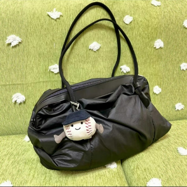 oly-f985f77e0c2252df8577db70bb26c01b Wholesale Domestic Jc Style Fun Tennis and Baseball Bag Charm Plush Doll Keychain
