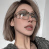 Wholesale Metal Y2K Sunglasses Hollow Female Personality Girl Disco Party Sunglasses Fashion Trend